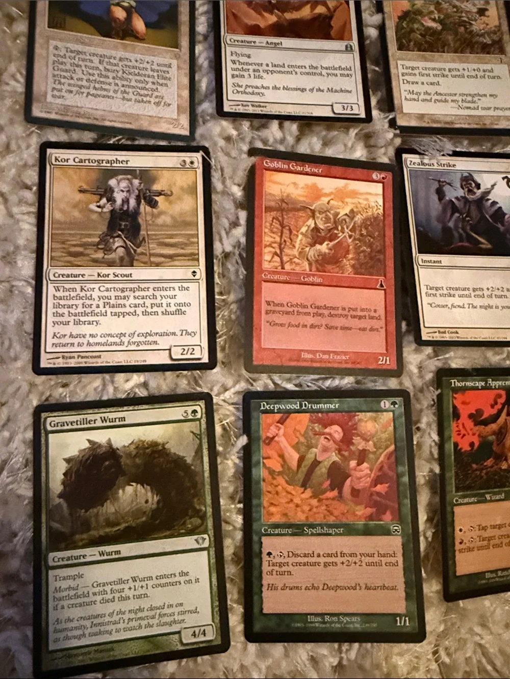 16 Older Magic The Gathering Card Lot 1994-2012